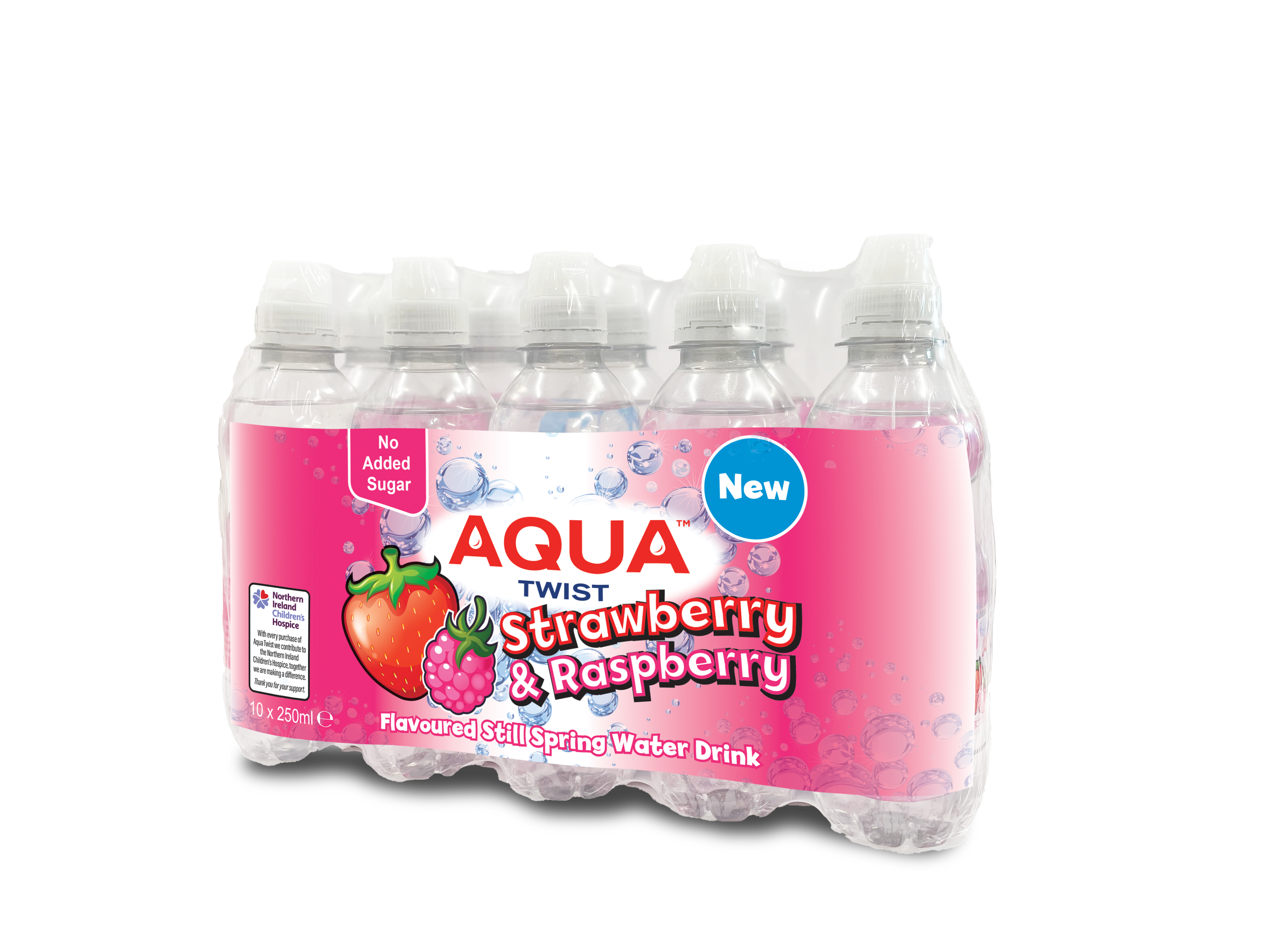 Aqua Twist Mini's Strawberry & Raspberry